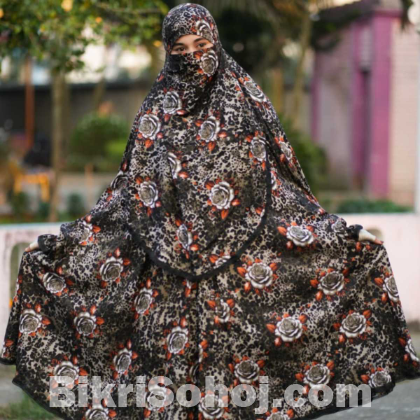 Elegant Palazzo long Khimar Full Set premium quality